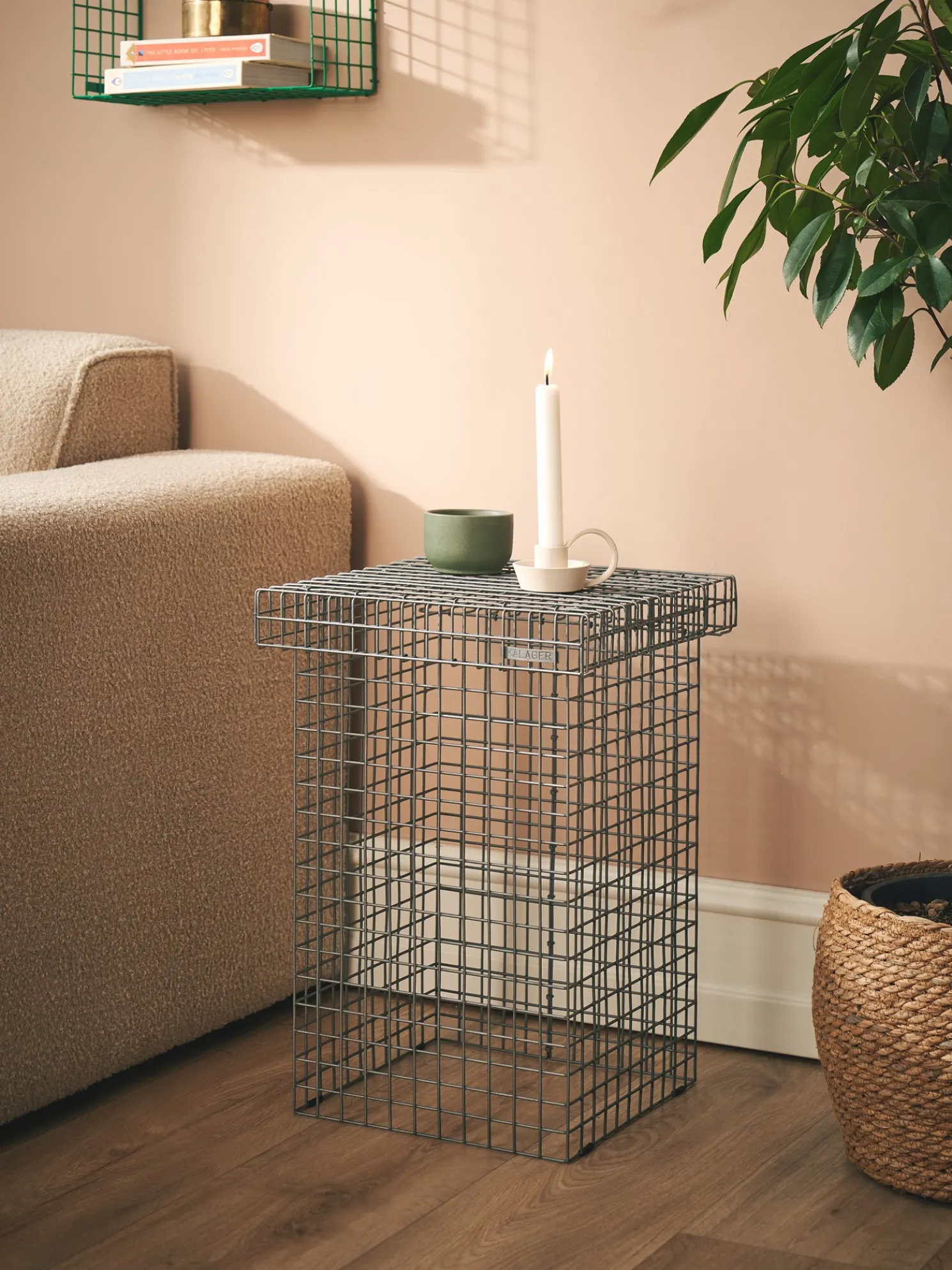 WIRE STOOL Hocker